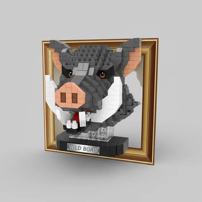 Mini 3D Bild Braunbär Bausteinset