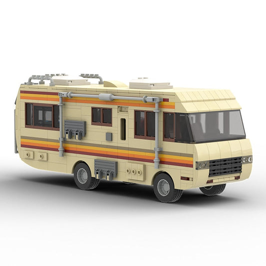 Altmodisches Wohnmobil Bausteinset
