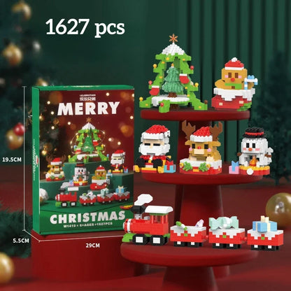 Lustige Weihnachts-Minis Bausteinset
