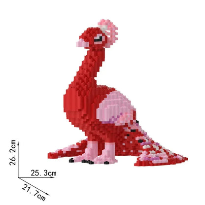 Roter Pfau Bausteinset