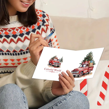 Diamond Painting Auto-Weihnachtskarten