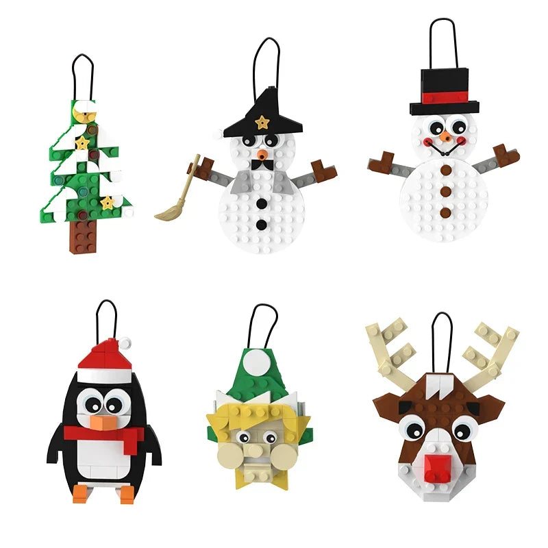 Weihnachtsbaum-Anhänger Bausteinset