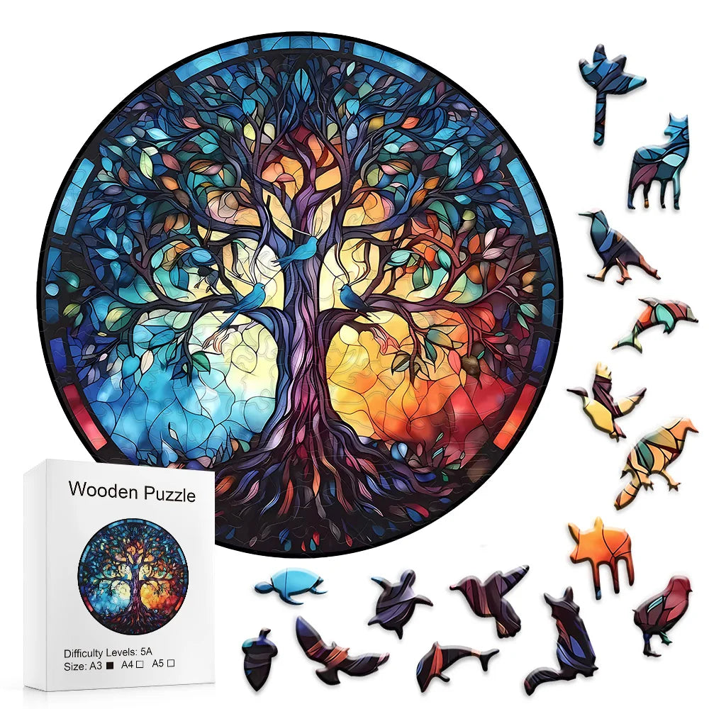 Baum Holzpuzzle