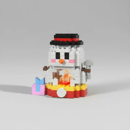 Lustige Weihnachts-Minis Bausteinset