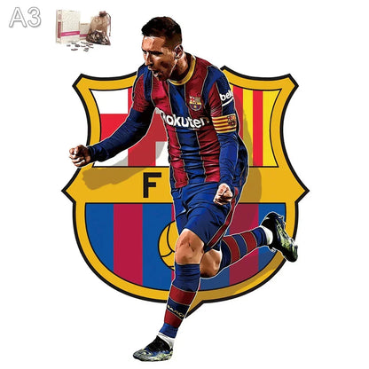 Messi Barcelona Holzpuzzle