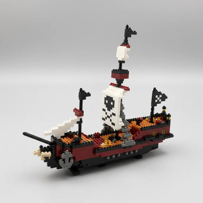 Mini-Piratenschiff Bausteinset