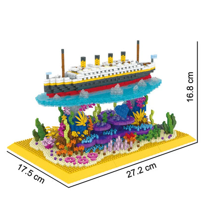 Titanic aus Pflanzen Bausteinset