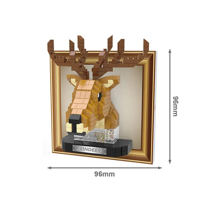 Mini 3D Bild Hirsch Bausteinset