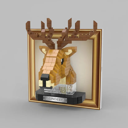Mini 3D Bild Hirsch Bausteinset