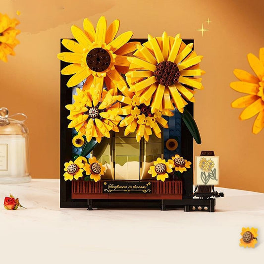 Sonnenblume Bilderrahmen Bausteinset