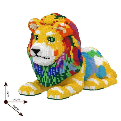 Liegender Löwe Bausteinset