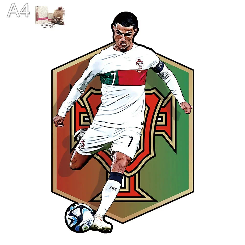 Ronaldo Portugal Holzpuzzle