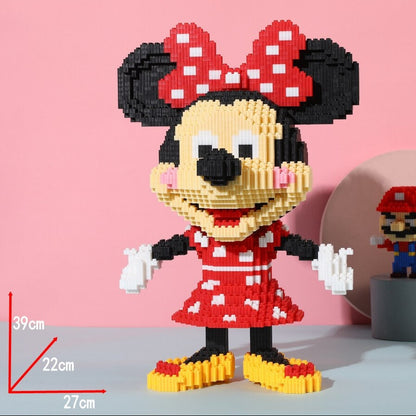Mega Mouse im roten Kleid Bausteinset