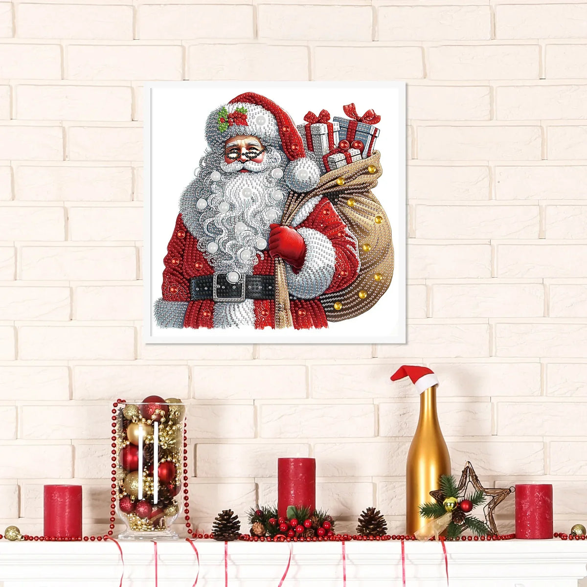 Diamond Painting Weihnachtsmann