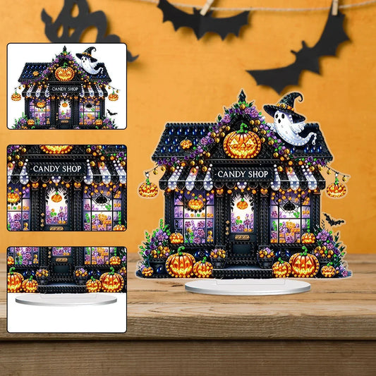 Diamond Painting 5D Halloween-Süßigkeitshaus