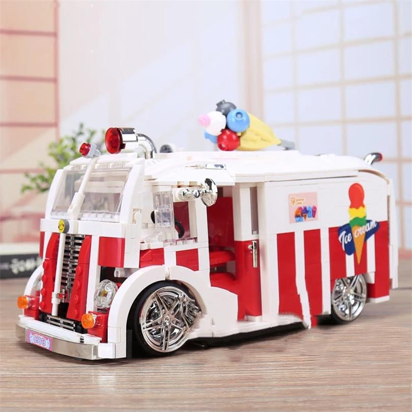 Eiscreme-Wagen Bausteinset