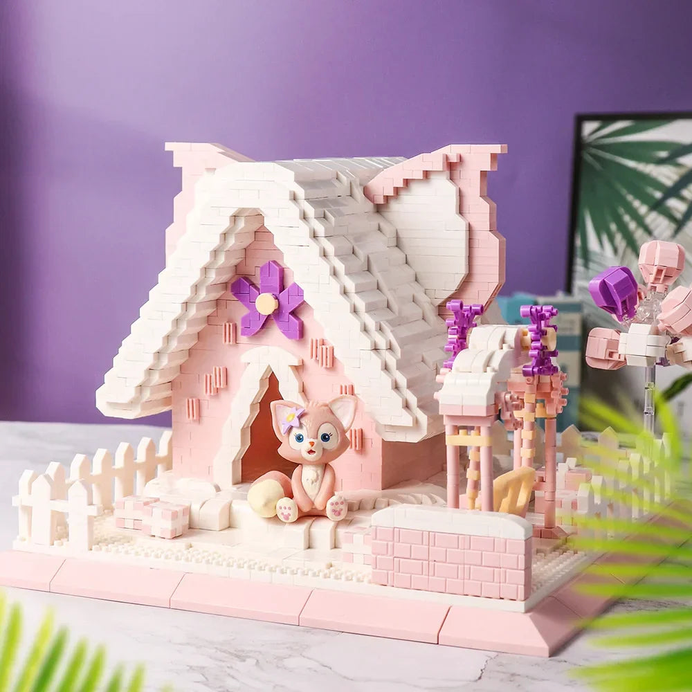 Das Haus des rosa Fuchses Bausteinset