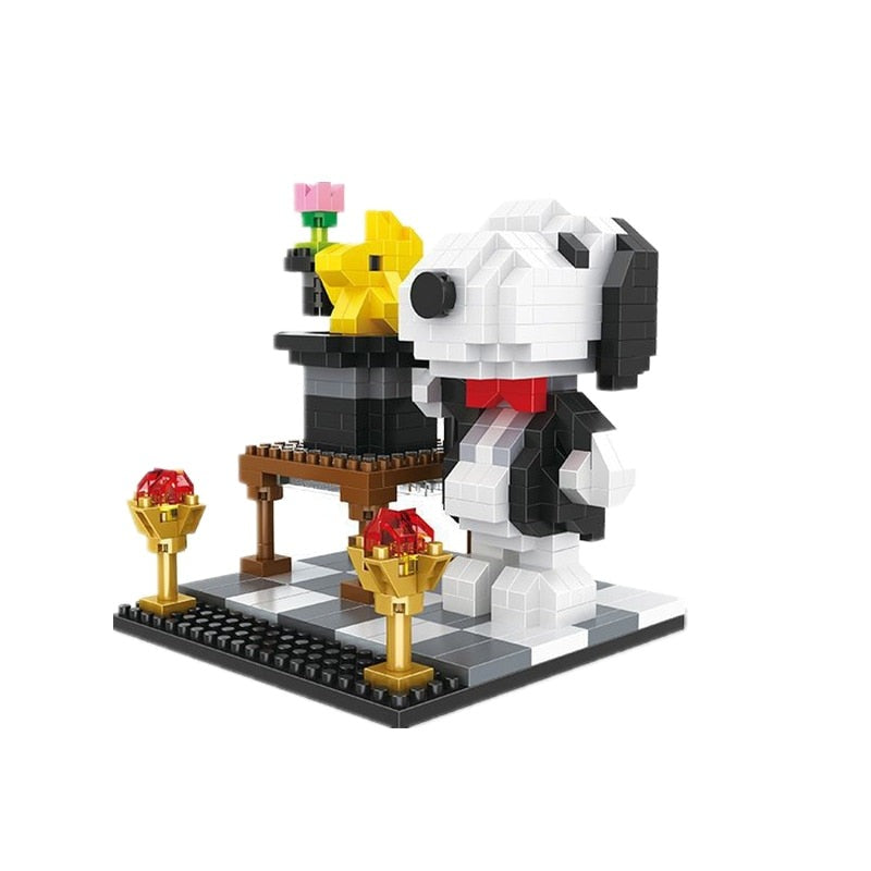 Fiktiver Beagle Zauberer Bausteinset