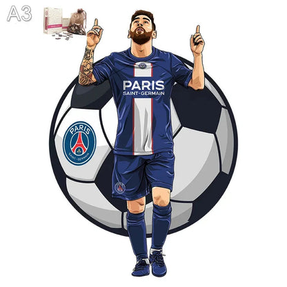 Messi PSG Holzpuzzle