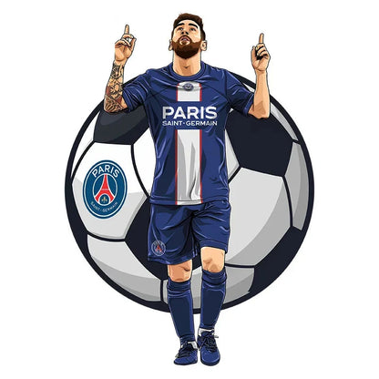 Messi PSG Holzpuzzle