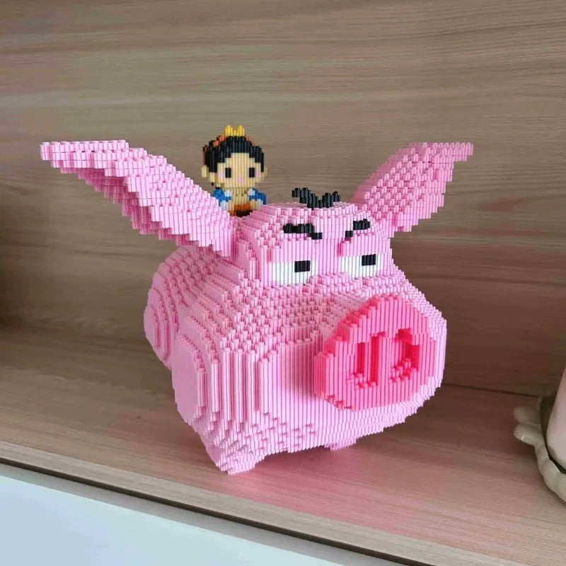 Fliegendes Schwein Bausteinset