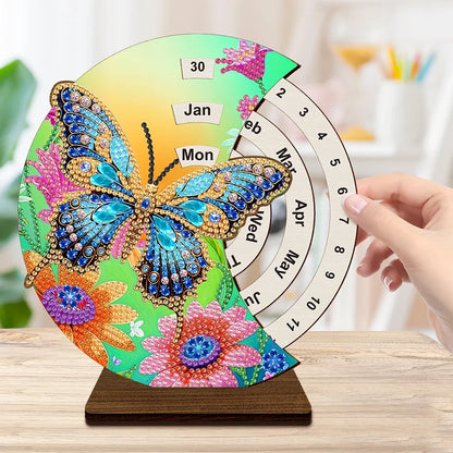 Diamond Painting Blauer Schmetterling
