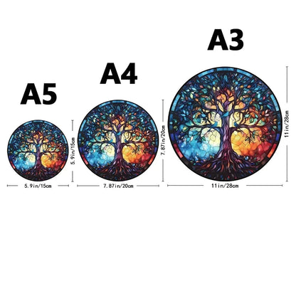 Baum Holzpuzzle