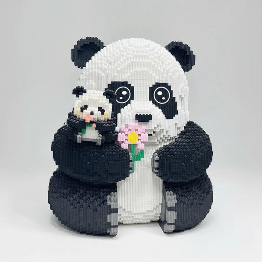 Mega- und Mini-Panda Bausteinset