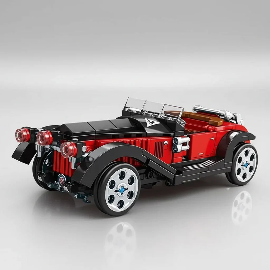 Retro Hot Rod Auto Bausteinset