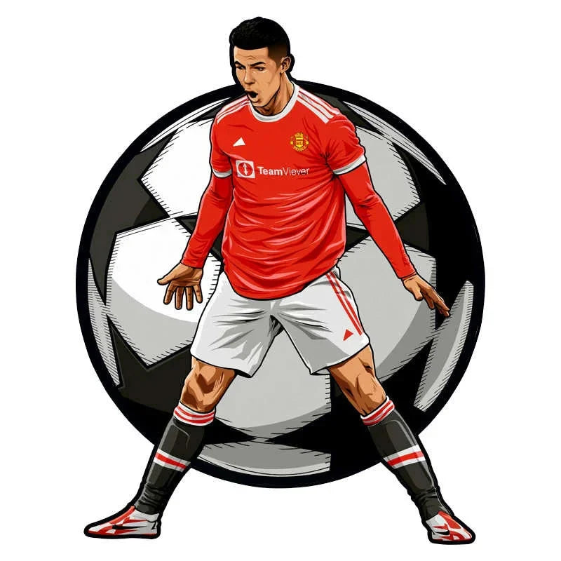 Ronaldo Manchester United Holzpuzzle