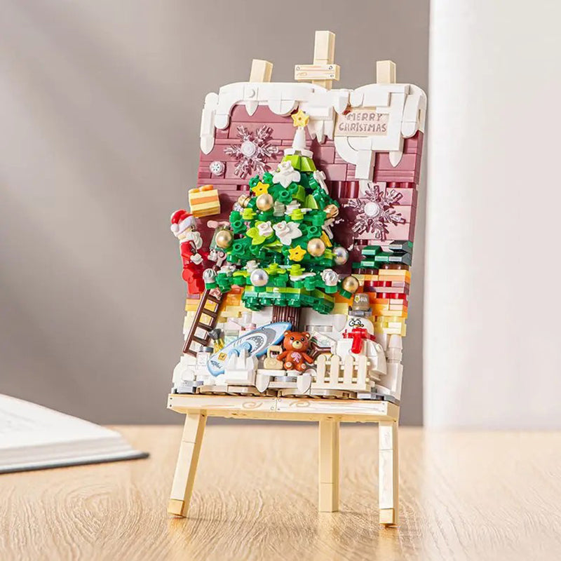 Weihnachtsmalerei Bausteinset
