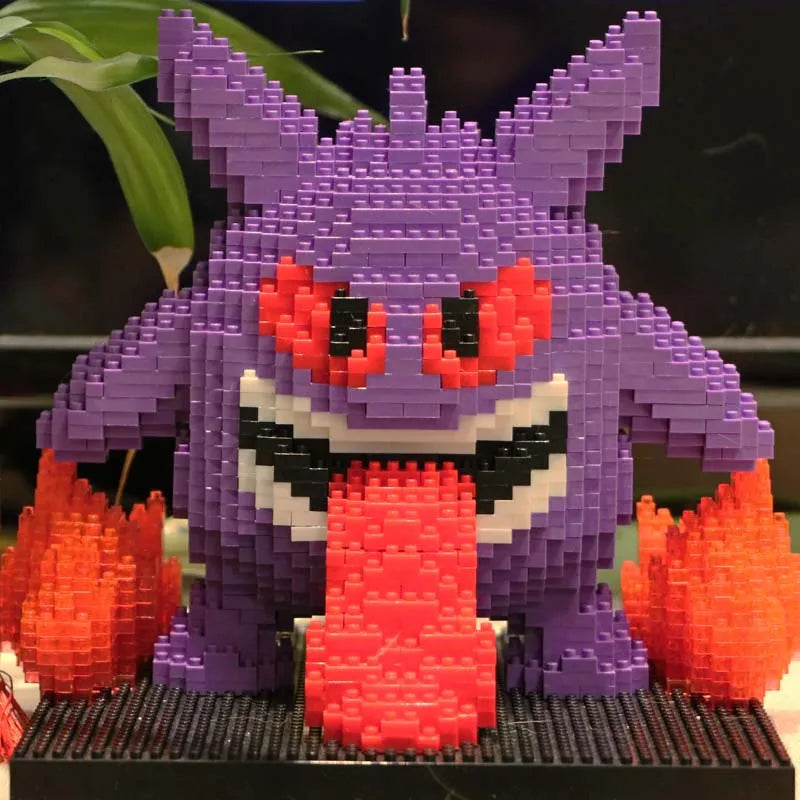 Lila Monster Bausteinset