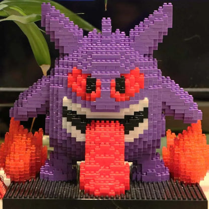 Lila Monster Bausteinset