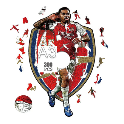 Gabriel Jesus Holzpuzzle