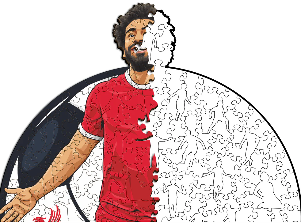 Mohamed Salah Holzpuzzle