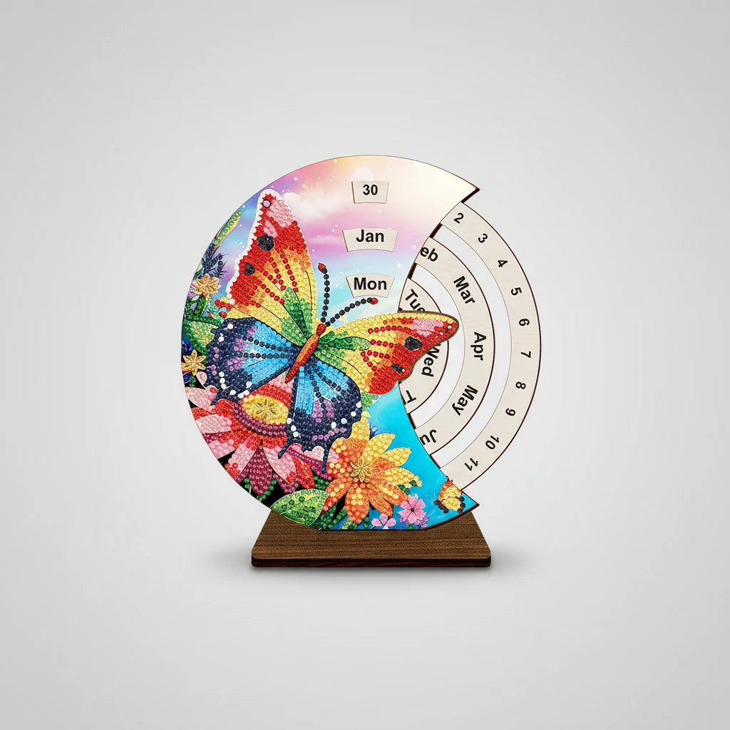 Diamond Painting Regenbogen-Schmetterling