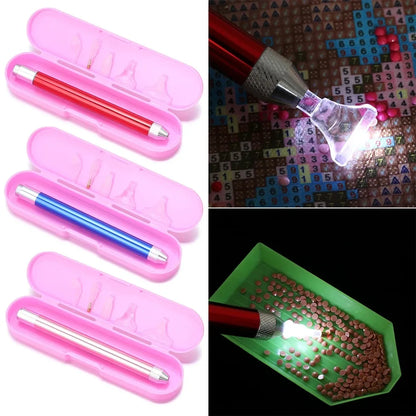 Diamond Painting Leuchtstift mit Box