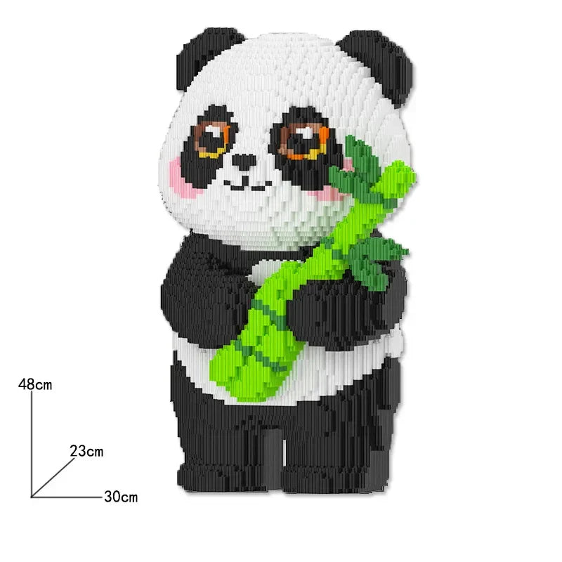 MEGA Panda mit Bambus Bausteinset