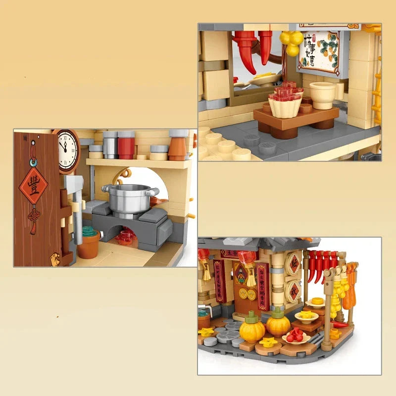 Herbstfarm Bausteinset