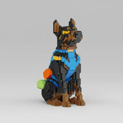 Dobermann Bausteinset