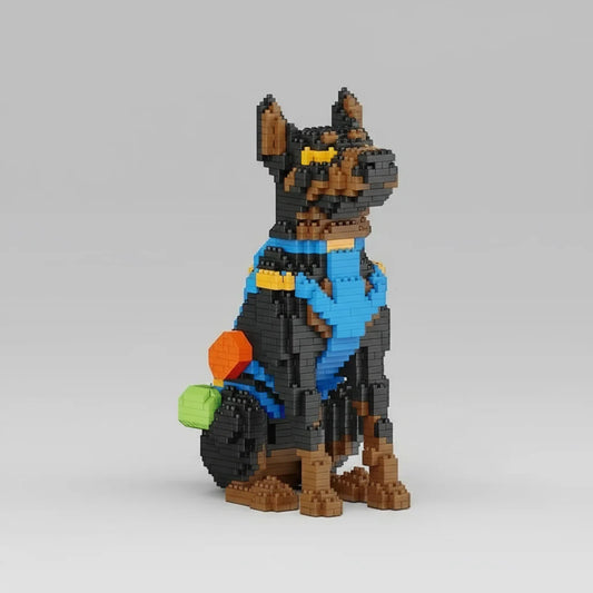 Dobermann Bausteinset