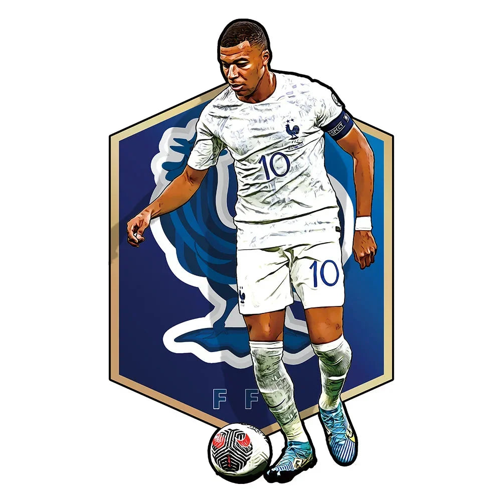 Mbappé Frankreich Holzpuzzle