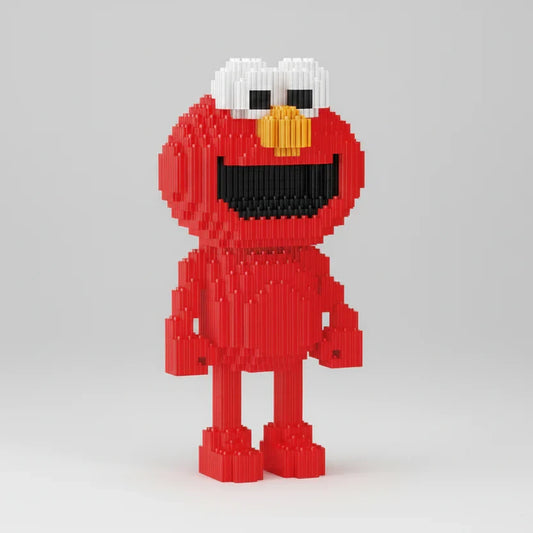 Rote Puppe Bausteinset