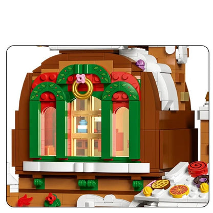 Großes Pfefferkuchenhaus Bausteinset