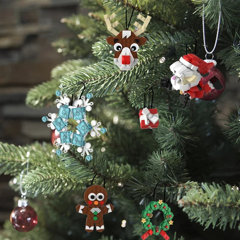 Weihnachtsbaum-Anhänger Bausteinset