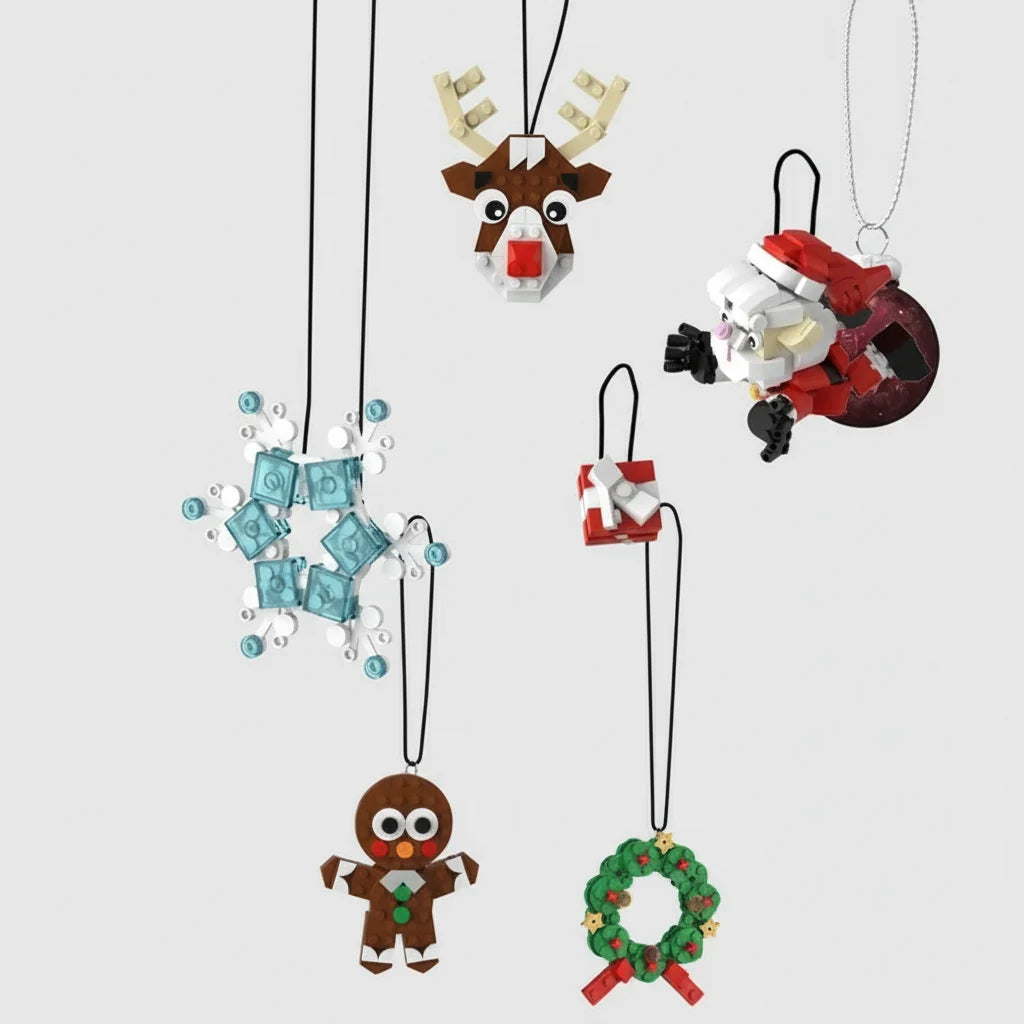 Weihnachtsbaum-Anhänger Bausteinset