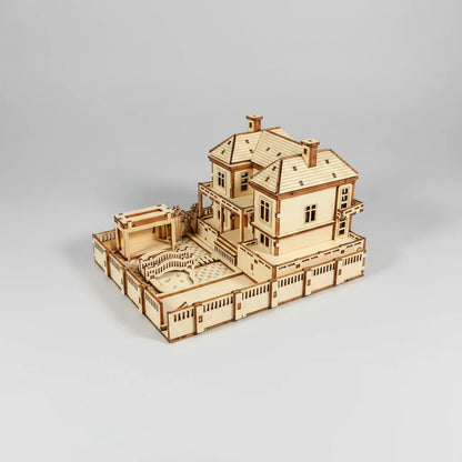 Ferienhaus 3D-Holzbausatz