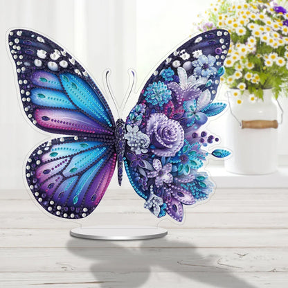 Diamond Painting 5D Lila Schmetterling