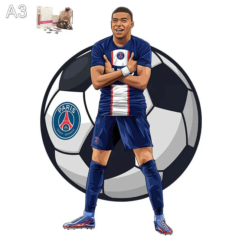 Mbappé PSG Holzpuzzle