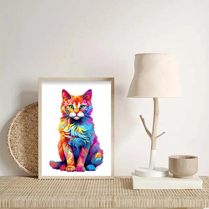 Katze Holzpuzzle